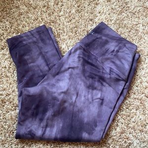 NoBull tie die crop leggings